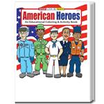 CS0555B American Heroes Activity And Coloring Book Blank No Imprint